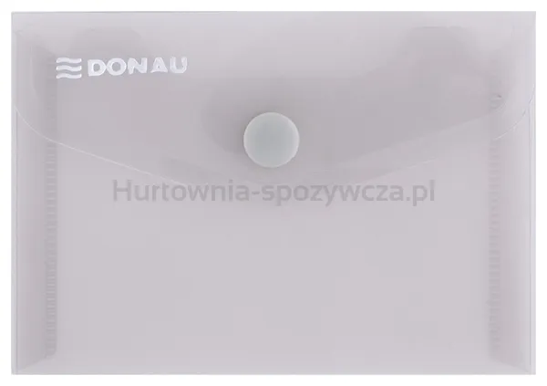Teczka Kopertowa Donau Zatrzask, Pp, A7, 180Mikr., Dymna