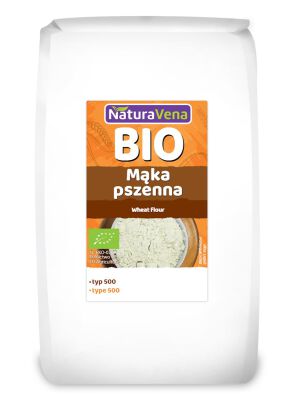 Mąka Pszenna Jasna Typ 500 Bio 1 Kg - Naturavena [BIO]