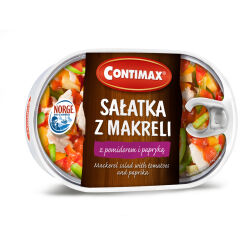 Sałatka Z Makreli Z Pomidorem I Papryką 170G Contimax