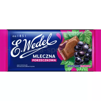 Wedel Czekolada mleczna porzeczkowa 100g
