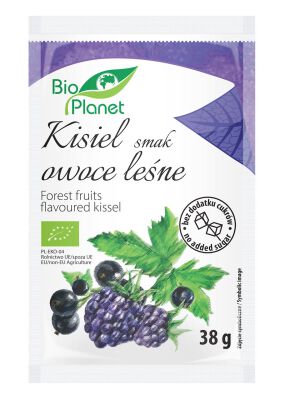 Kisiel O Smaku Owoców Leśnych Z Owocami Jagodowymi Bio 38 G - Bio Planet [BIO]