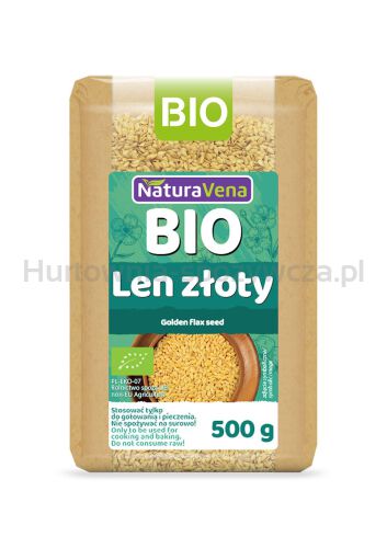 Len Złoty Bio 500 G - Naturavena [BIO]