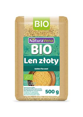 Len Złoty Bio 500 G - Naturavena [BIO]