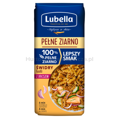 Lubella Makaron Pełne Ziarno Świdry Fusilli Z Orkiszem 400 G