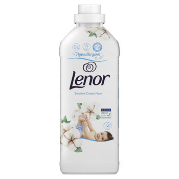 Lenor Płyn Zmiękczający Do Płukania Tkanin Sensitive Cotton Fresh 925 Ml