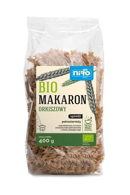 Makaron (Orkiszowy Razowy) Spirelli Bio 400 G - Niro [BIO]