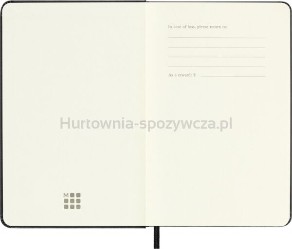 Szkicownik MOLESKINE P (9x14 cm), twarda oprawa, 80 stron, czarny - 4