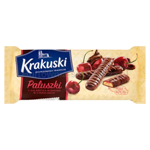 Krakuski Paluszki Z Galaretką Wiśniową W Czekoladzie 144G