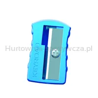 Temperówka metalowa KEYROAD Metal-Colourfull, aluminiowa, pojedyncza, 2szt., blister, mix kolorów - 2