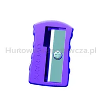 Temperówka metalowa KEYROAD Metal-Colourfull, aluminiowa, pojedyncza, 2szt., blister, mix kolorów - 5