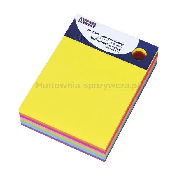 Donau Kostka samoprzylepna, 101x76mm, 1x280 kart., neonowa 