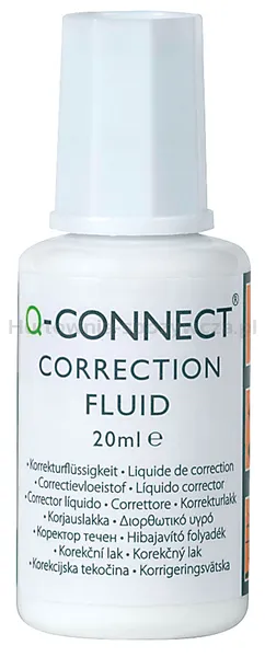 Q-Connect Korektor w Płynie z pędzelkiem, 20ml 