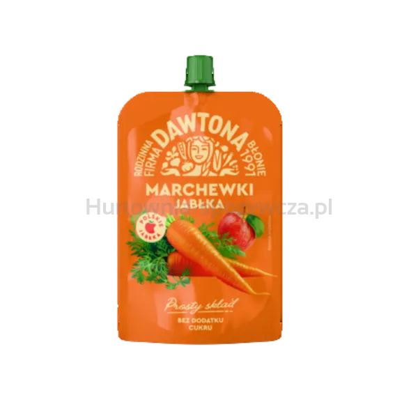 Dawtona Mus Marchewki jabłka 180g