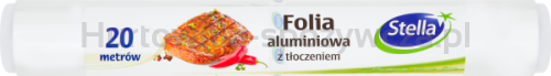 Stella Folia Aluminiowa Z Tłoczeniem 20M Rolka