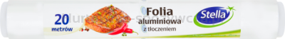 Stella Folia Aluminiowa Z Tłoczeniem 20M Rolka