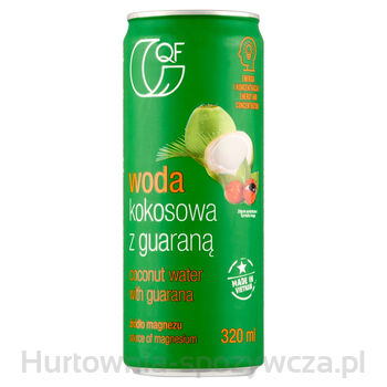 Qualita Food Woda Kokosowa Z Guaraną I Magnezem 320Ml