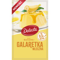 Delecta Galaretka mleczna banan 60 g