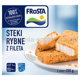 Frosta Steki Rybne Z Fileta 250 G (2 Sztuki)