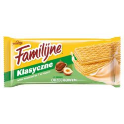 Wafle Familijne JUTRZENKA, 180 g, orzechowe
