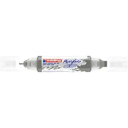 Marker akrylowy 3D e-5400 EDDING, podwójny, 2-3 mm, 5-10 mm, antracyt
