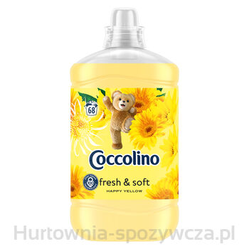 Coccolino Happy Yellow Płyn Do Płukania Tkanin O Zapachu Żółtych Letnich Kwiatów 1700 Ml