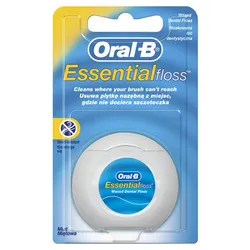 Oral-B Essential Floss Woskowana Nić Dentystyczna, Miętowa, 50 M