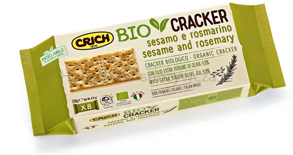 Krakersy Z Sezamem I Rozmarynem Bio 250 G