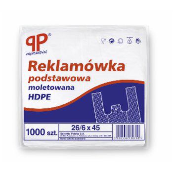 Hdpe Reklamówki Hd Podstawowe Białe 1000 Sztuk