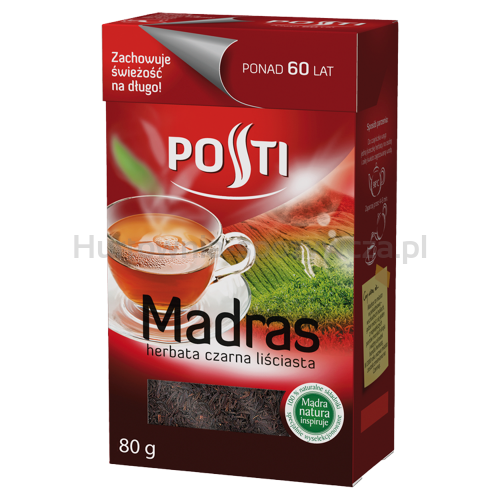 Posti herbata Madras Liściasta Czarna 80 G