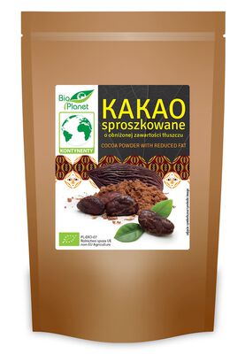 Bio Planet Kakao Sproszkowane O Obniżonej Zawartości Tłuszczu Bio 200 G [BIO]