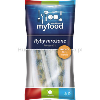 Myfood Sandacz Filety Ze Skórą, , Rozmiar: 120- 170 G, Glazura: 10%, 450/500 G