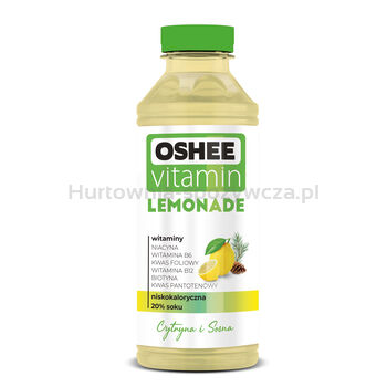 Oshee Vitamin Lemonade Napój Niegazowany Cytryna I Sosna 555 Ml