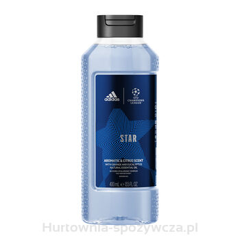 Adidas Uefa Star Edition, Aromatyczny Żel Pod Prysznic Dla Mężczyzn, 400Ml