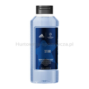 Adidas Żel Pod Prysznic Dla Mężczyzn Uefa Star Edition Aromatyczny  400Ml