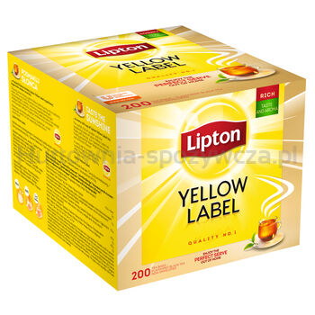 Lipton Herbata Yellow Label 200 torebek ekspresowych x 2g