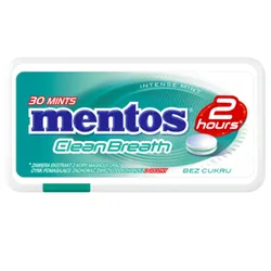 Mentos 2 Hours Clean Breath Intense Mint 21g