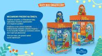 CHRISTMAS BOX  przekąski owocowe z grą i zabawką B/C  300 g - 2