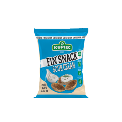 Fin`snack snacki żytnie o smaku kwaśnej śmietany 100g