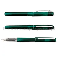 Pióro wieczne Platinum Prefounte Dark Emerald, F, w plastikowym opakowaniu, na blistrze, zielone - 5