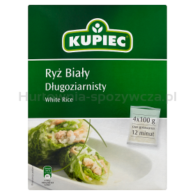 Kupiec Ryż Biały 4X100 G