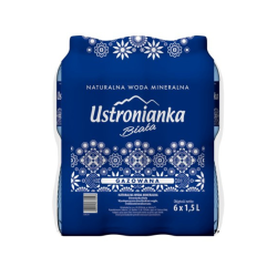 Woda Ustronianka Biała 1,5L gazowana
