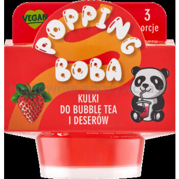 Joy kuleczki do bubble tea o smaku truskawki 130g