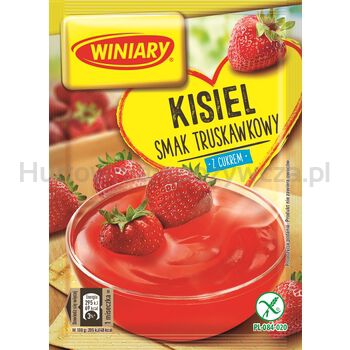 Winiary Kisiel Z Cukrem Smak Truskawkowy 77G