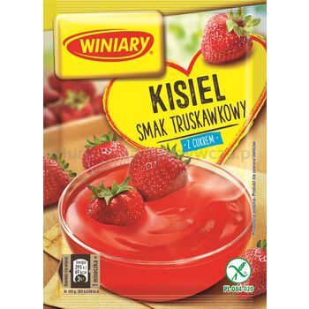 Winiary Kisiel Z Cukrem Truskawkowy 77G