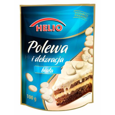 Polewa I Dekoracja Biała 100 G Helio