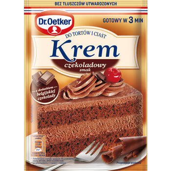 Dr.Oetker Krem do tortów i ciast smak czekoladowy 127 g