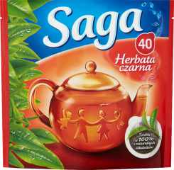 Saga Herbata Czarna 56 G (40 Torebek)