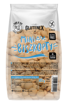 Biszkopty Mini Bez Dodatku Cukrów Bezglutenowe 85 G - Glutenex [BIO]