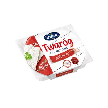 Twaróg Półtłusty Krajanka Osm Kosów około  250 G