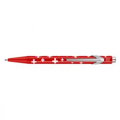 Długopis Caran D'Ache 849 Swiss Flag, M, Czerwony